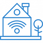 smart home connected with wifi