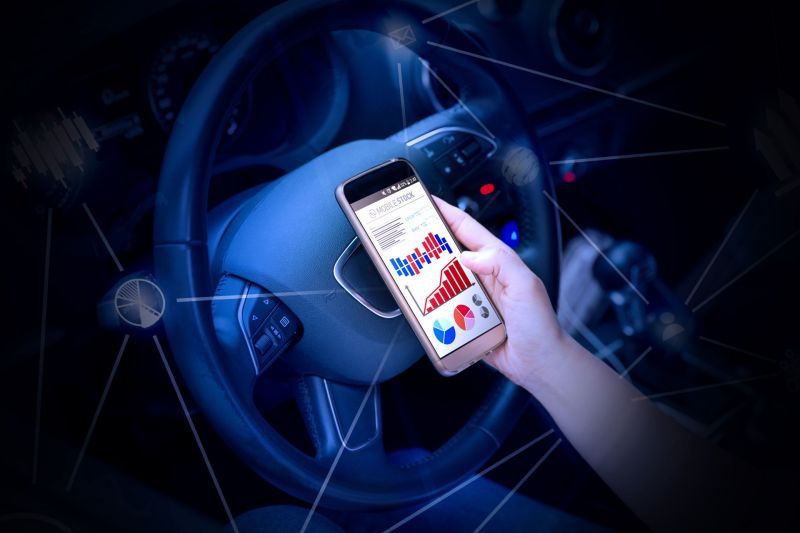 smartphone with smart app services for consumption management
