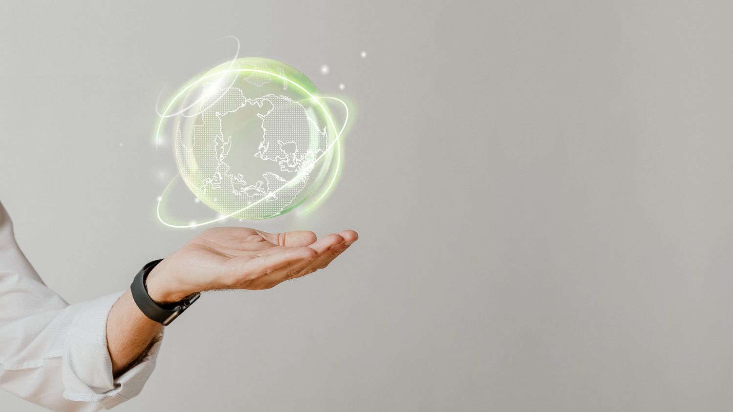 tecnologia verde di sfondo della sostenibilità ambientale globale