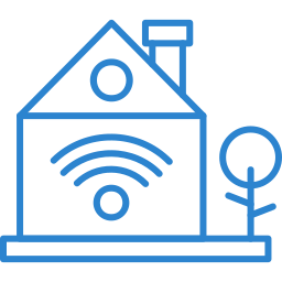 casa intelligente connessa con wifi